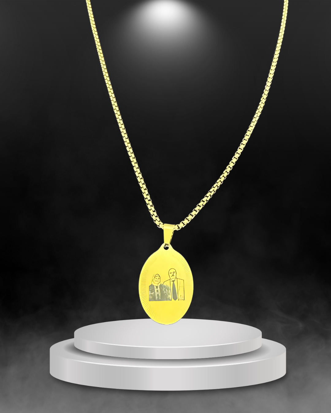 Stainless Steel Necklace – Gold, Black, or Silver Finish