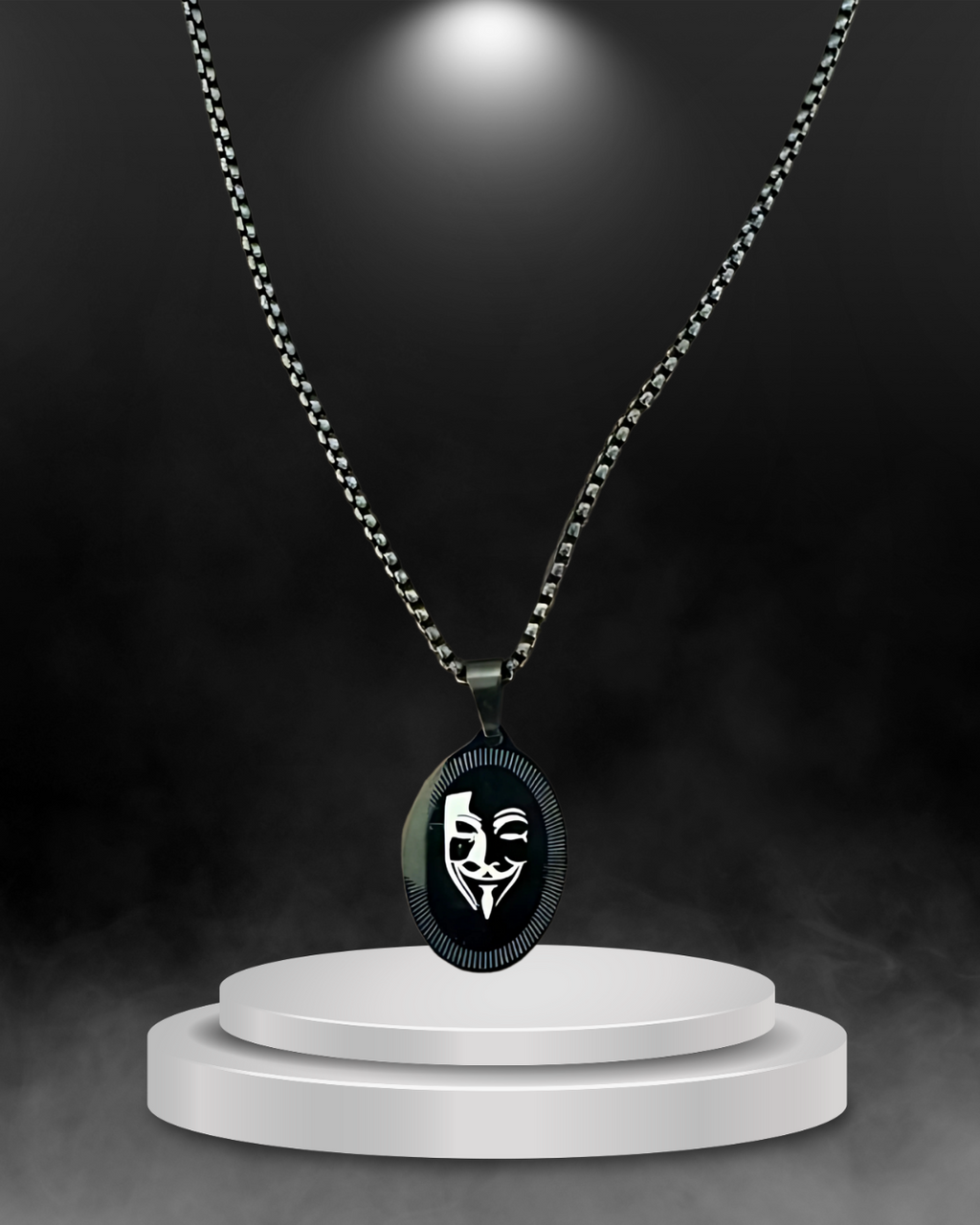 Stainless Steel Necklace – Gold, Black, or Silver Finish