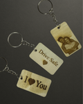 Custom Wooden Engraved Keychain