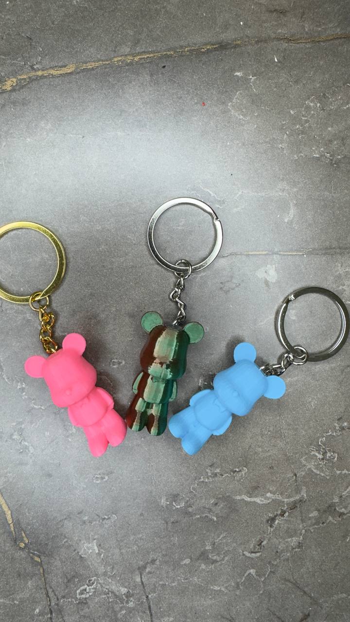 Elegant Bear Keychain